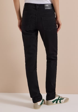 CECIL Regular Jeans in Schwarz