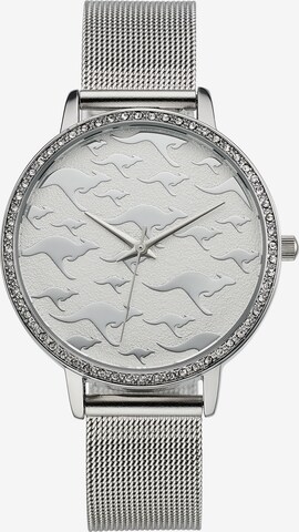 KangaROOS Analog Watch in Silver: front