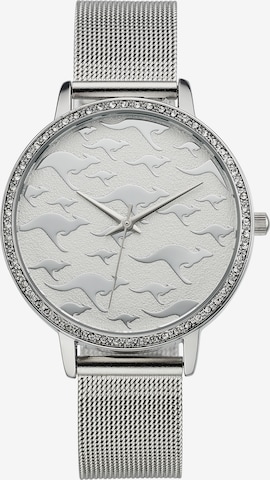 KangaROOS Analog Watch in Silver: front