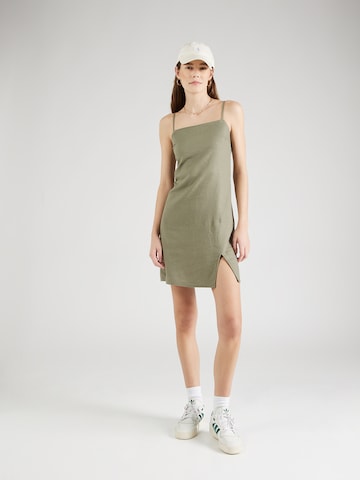 ONLY Letní šaty 'CARO' – zelená: přední strana