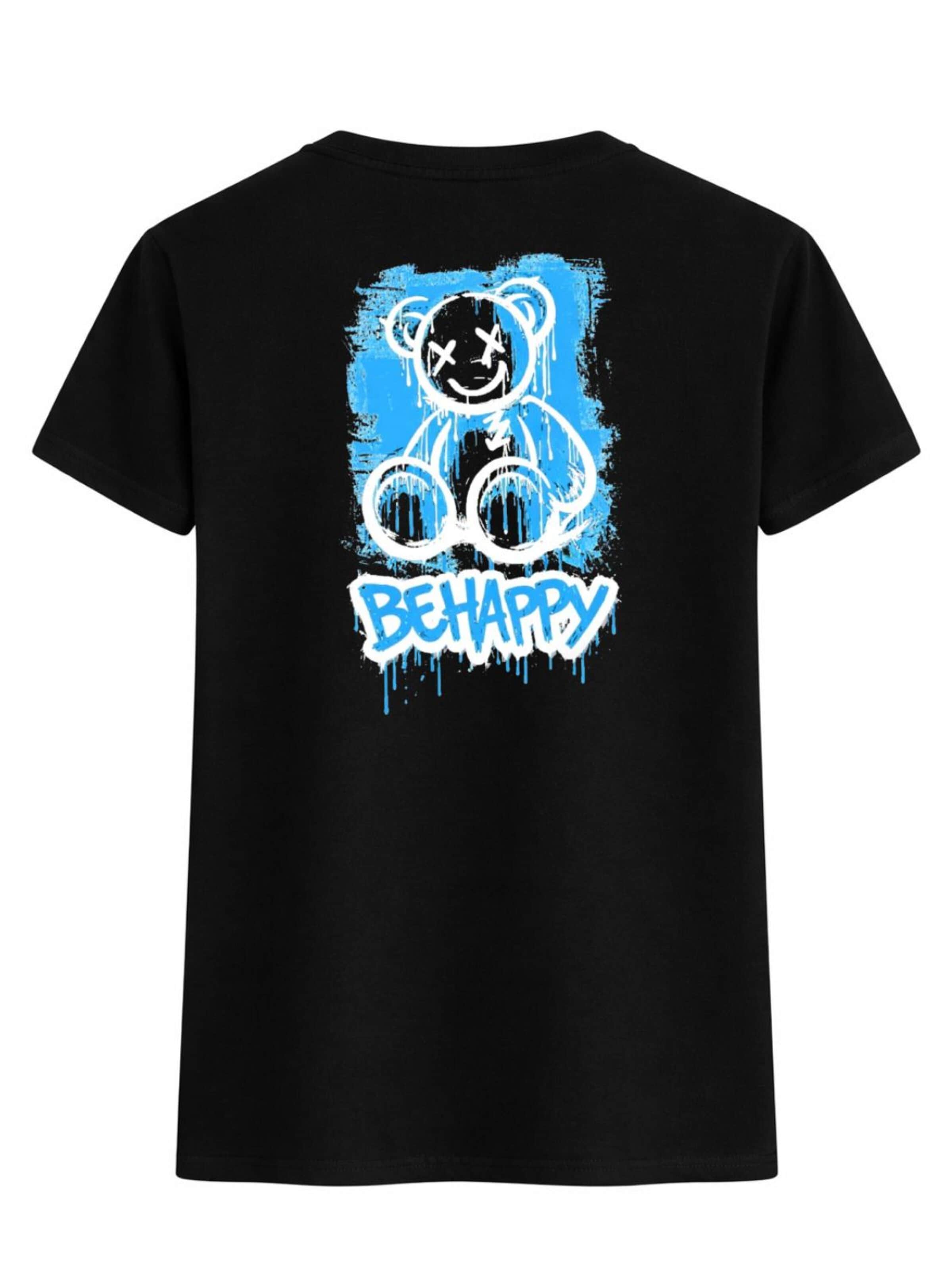 RMK Shirt 'Crazy Bär' in Black: front