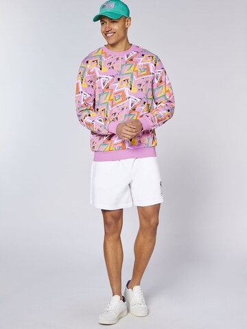CHIEMSEE Sweatshirt in Purple