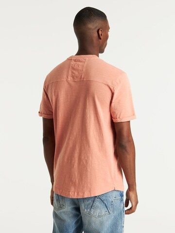 CHASIN' Shirt 'Brody Slub' in Pink