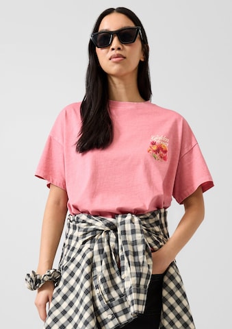 T-shirt QS en rose : devant