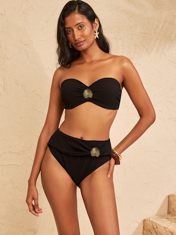love & roses T-shirt Bikinitop in Zwart