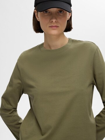 SELECTED FEMME Tričko 'SLFEssential' - Zelená