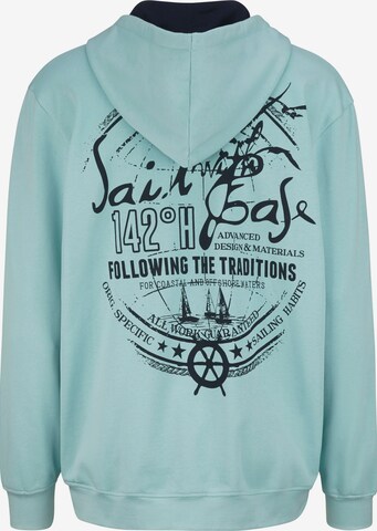 Boston Park Zip-Up Hoodie in Blue