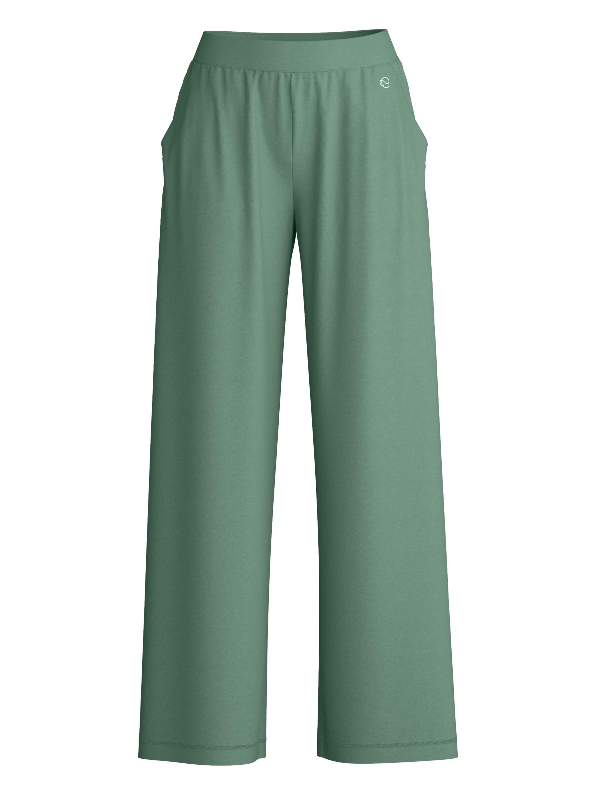 CALIDA Pyjamahose 'DEEPSLEEPWEAR Balancing'‌ in Grün: Vorderseite