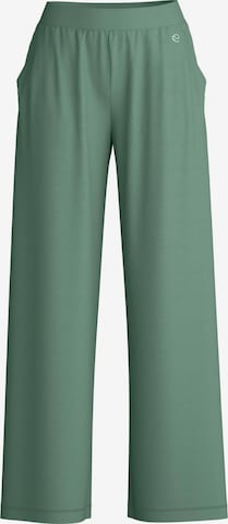 CALIDA Pyjamahose 'DEEPSLEEPWEAR Balancing' in Grün: Vorderseite