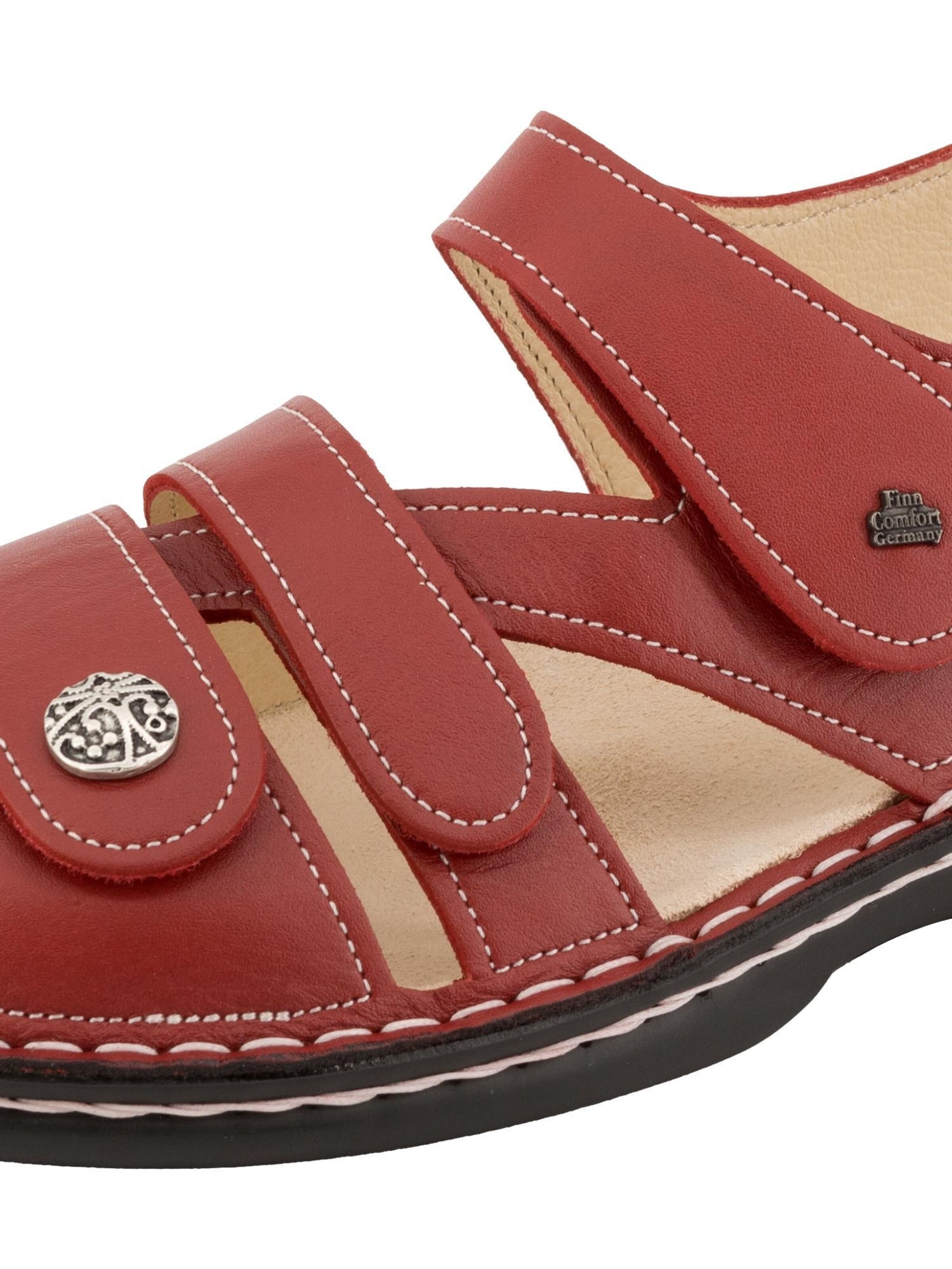 Finn Comfort Sandaal 'Gomera' in Rood