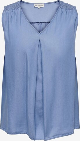 ONLY Carmakoma Top in Blauw: voorkant