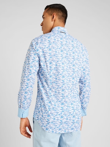A Fish named Fred Regular fit Button Up Shirt in Blue