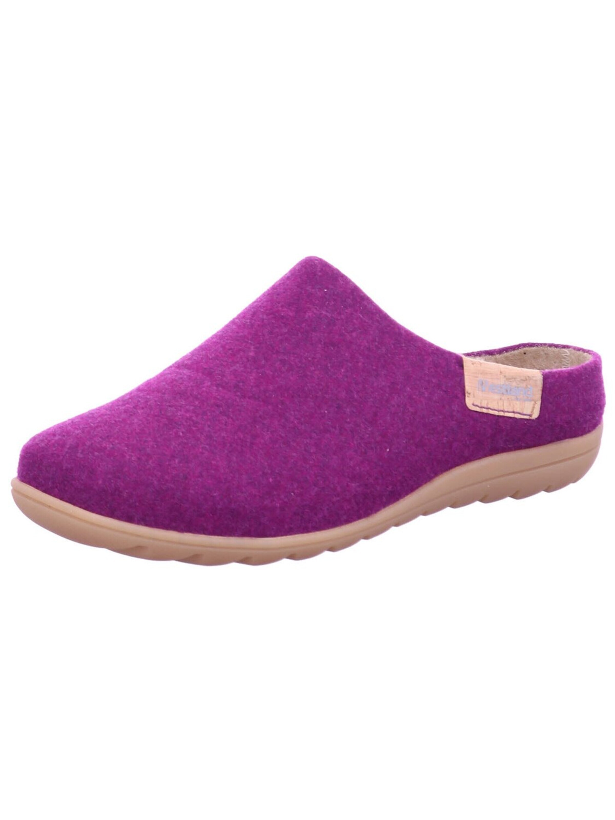 Westland Huisschoenen 'Hausschuh Damen 19901-MA430 Textil in rot' in Lila: voorkant