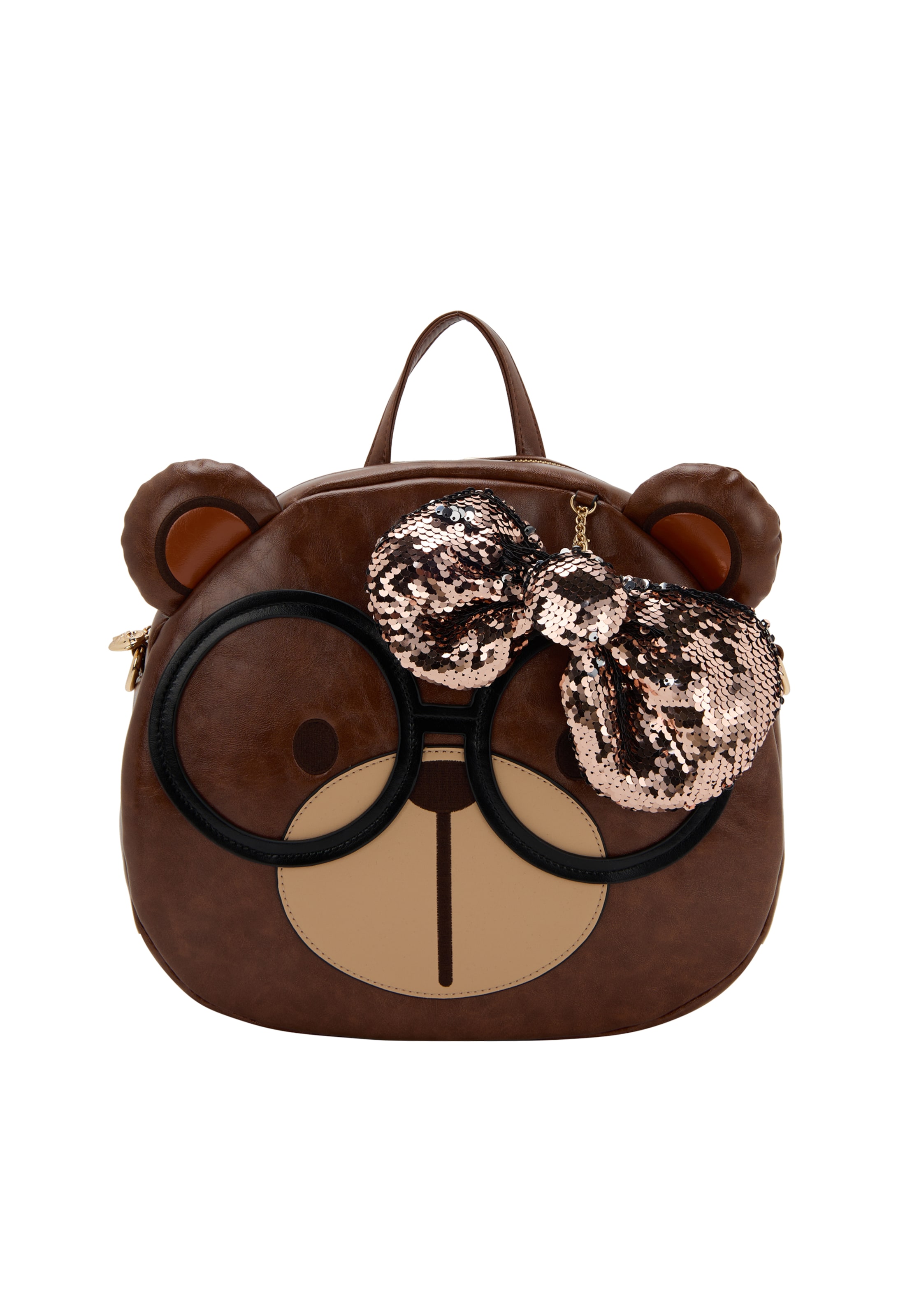 MYMO - Mochila em castanho: frente