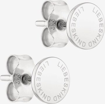 Boucles d'oreilles Liebeskind Berlin en argent : devant