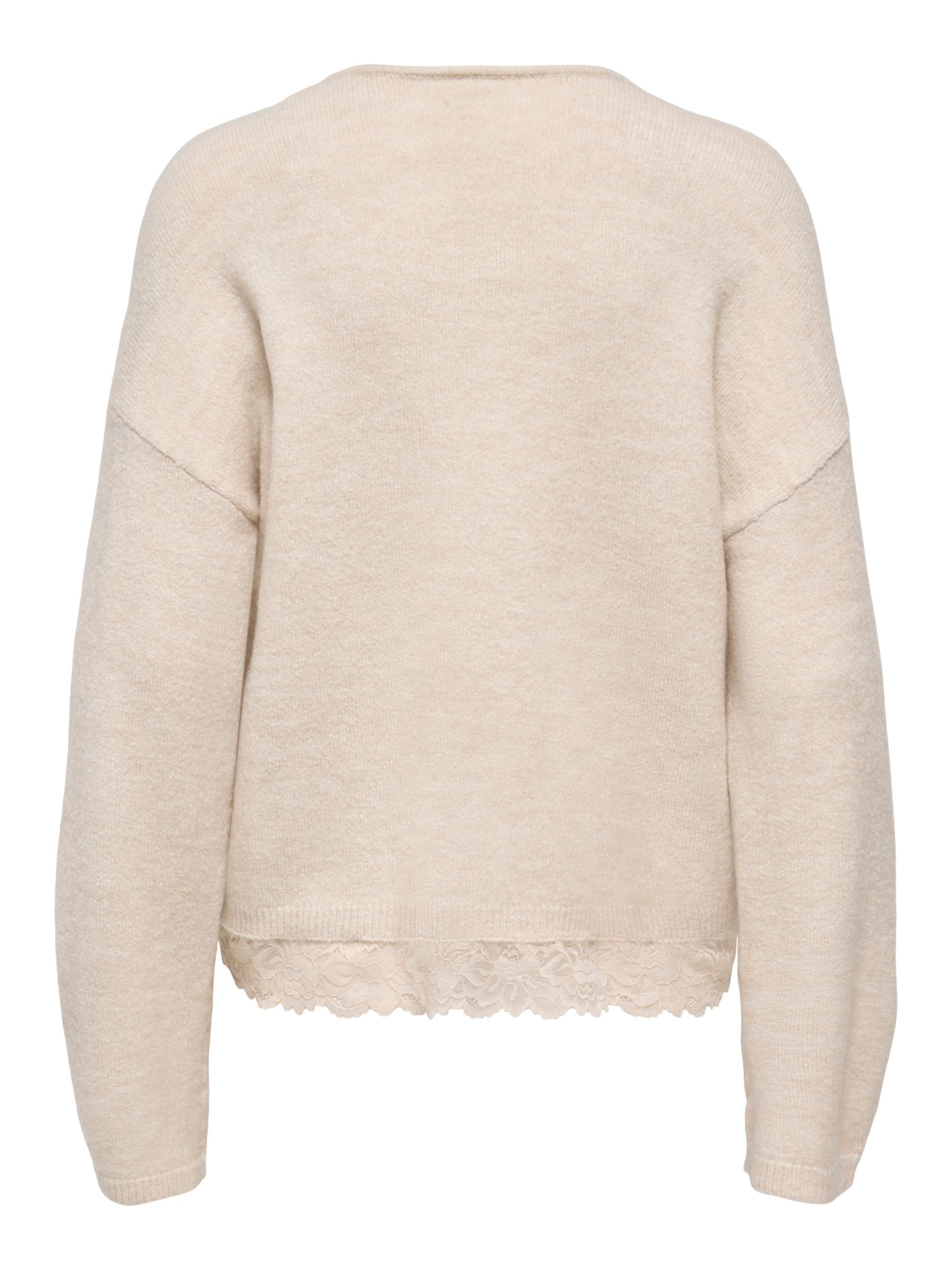 ONLY Sweater 'ONLCLOVER' in Beige