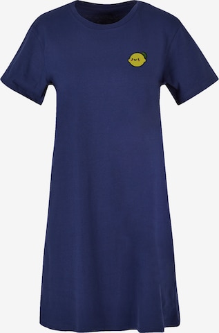 Robe 'Lemon Cute Face' F4NT4STIC en bleu : devant