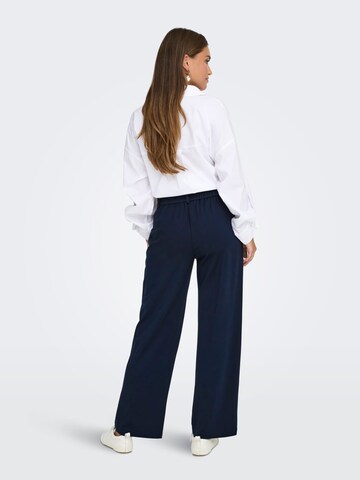 ONLY Baggy Broek 'poptrash' in Blauw