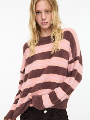 Pull&Bear Sveter - Ružová