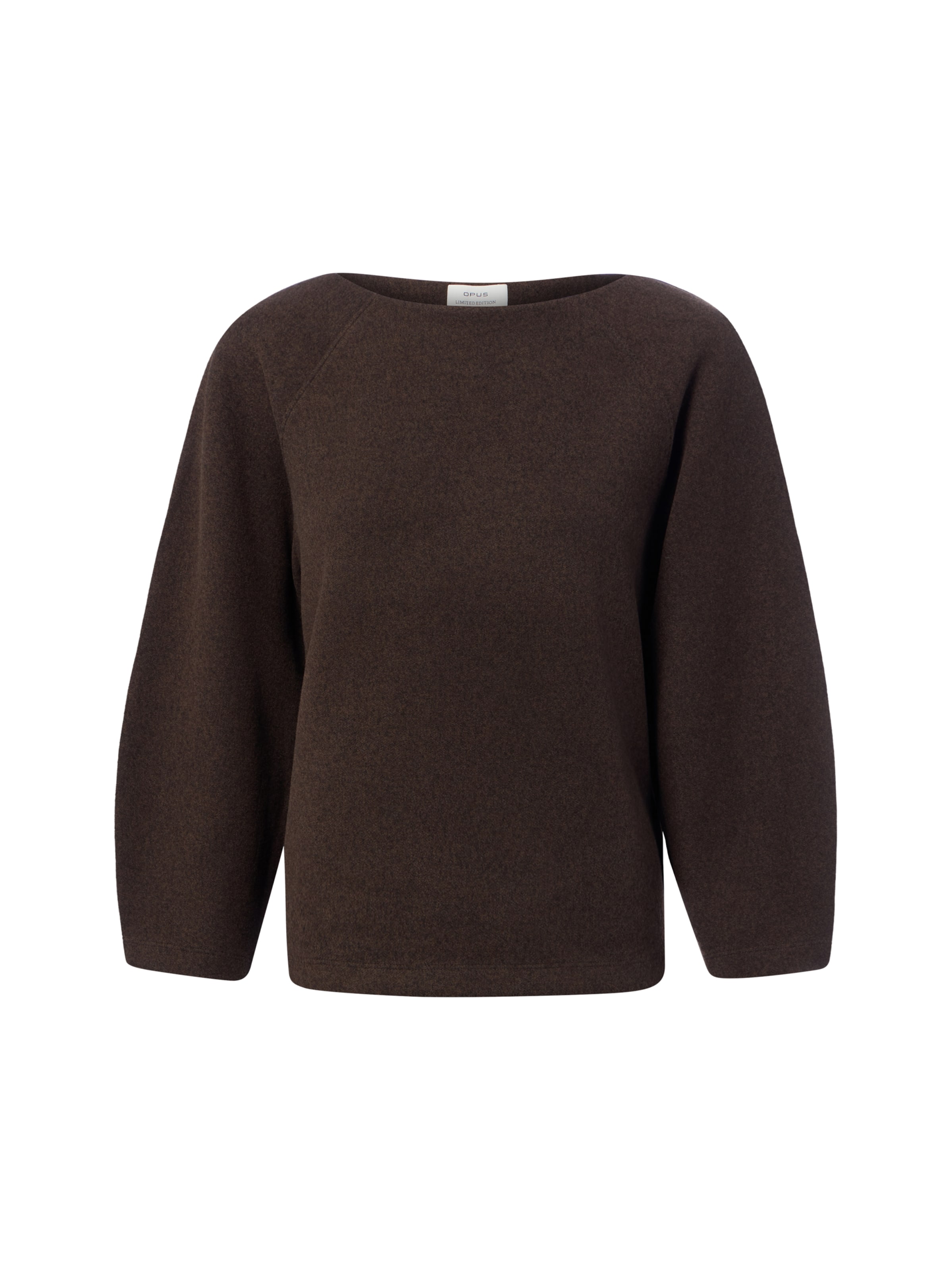 Sweat-shirt 'Gusera' OPUS en marron : devant