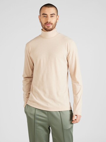 TOPMAN T-shirt i beige: framsida