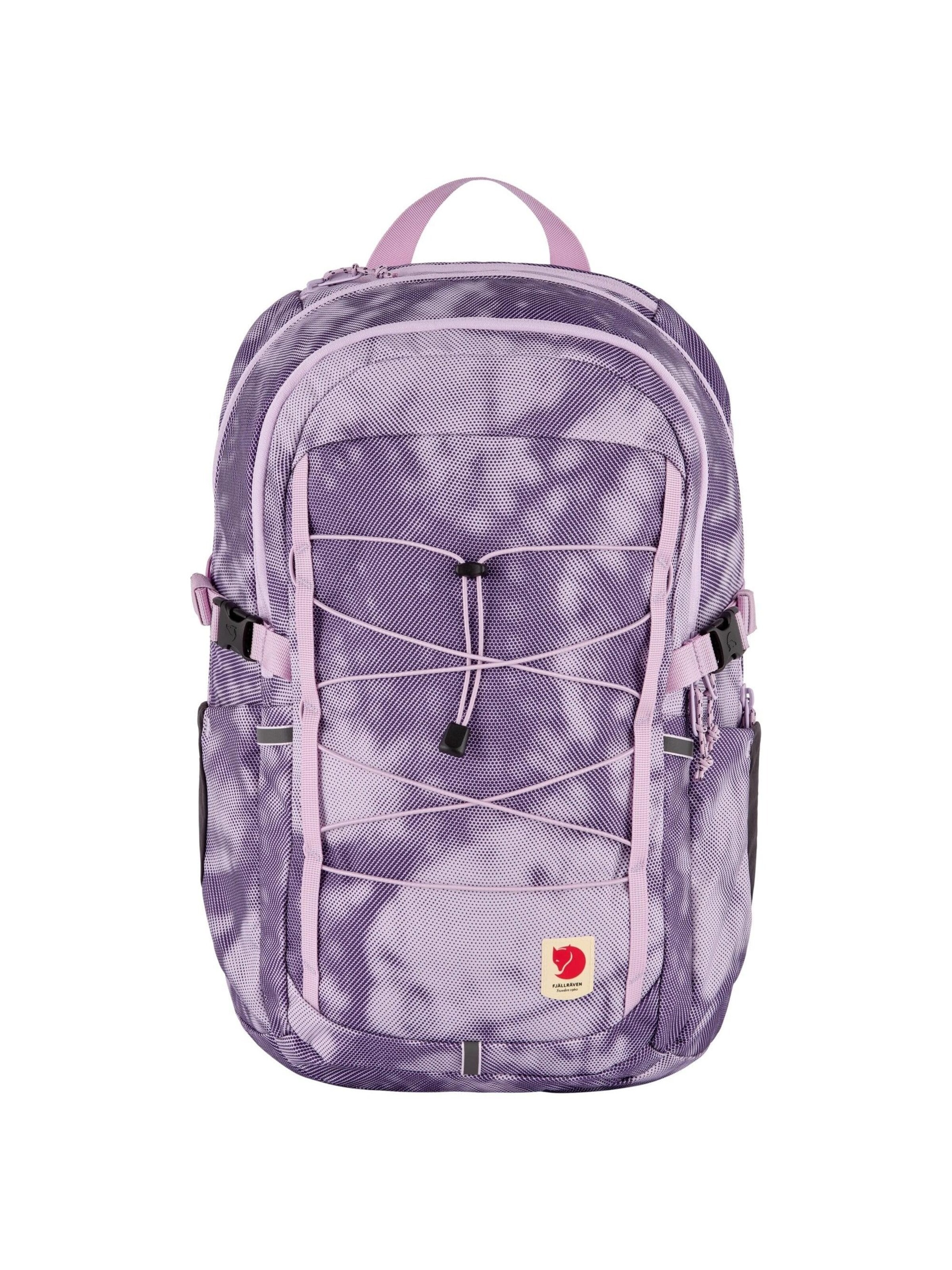 FJALLRAVEN Rucksack 'Skule Graphics'‌ in Lila: Vorderseite