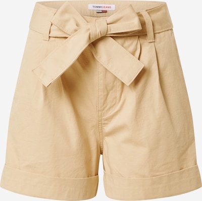 Tommy Jeans Bandplooibroek in de kleur Sand, Productweergave