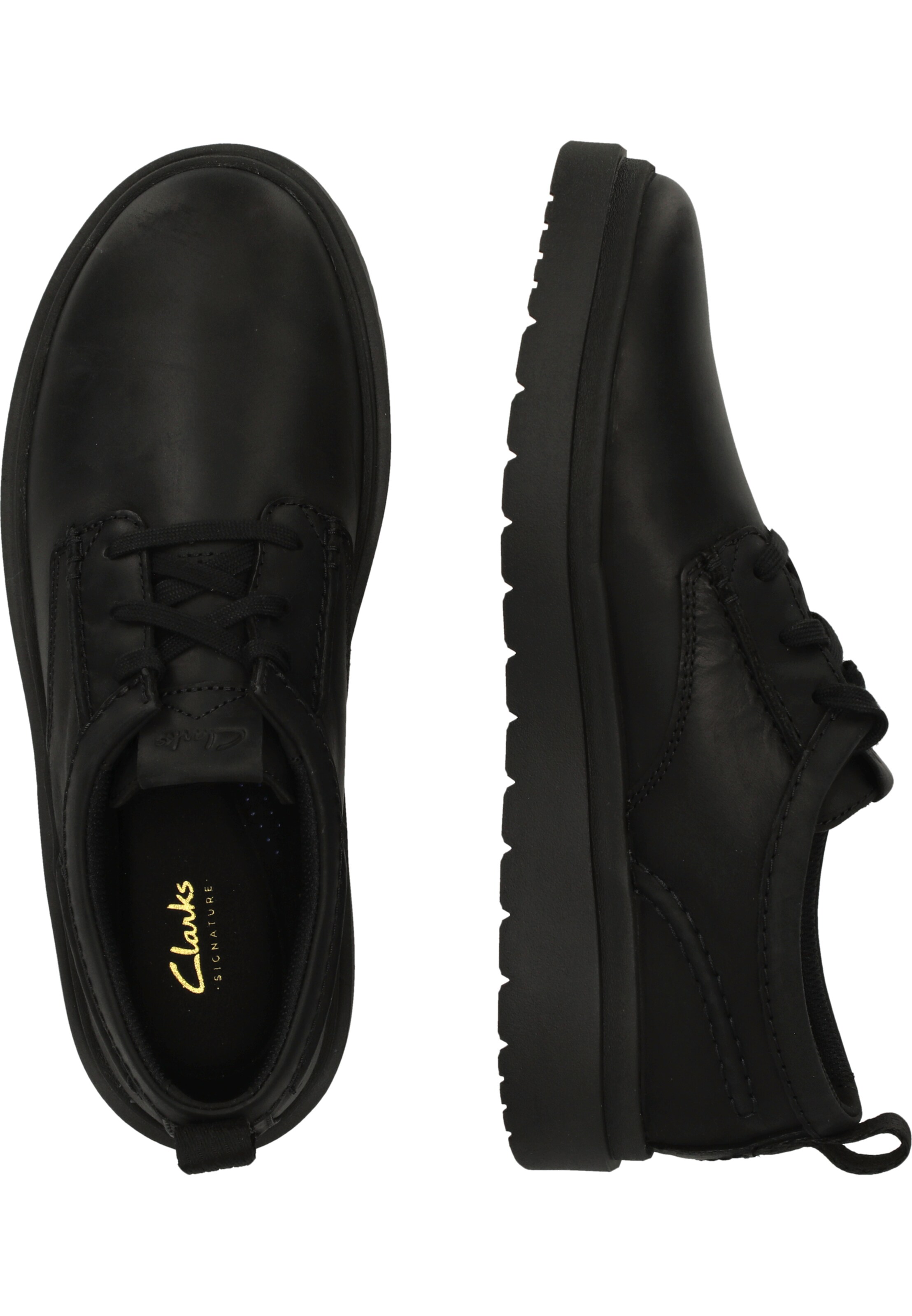 CLARKS Sneakers laag 'Polden' in Zwart