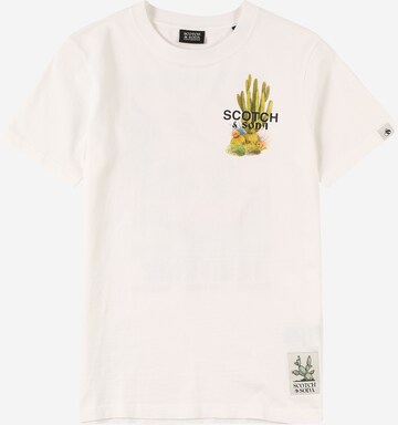 SCOTCH & SODA T-shirt in Weiß: front