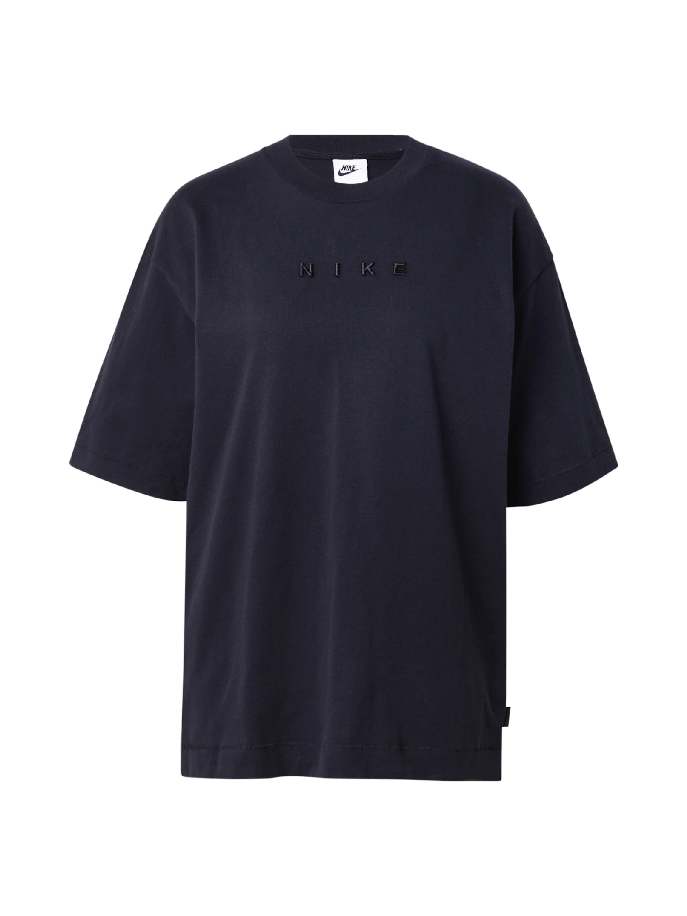 Tricou 'LUXE' de la Nike Sportswear pe negru: față