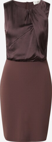 Guido Maria Kretschmer Women Cocktail Dress 'Connie' in Brown: front