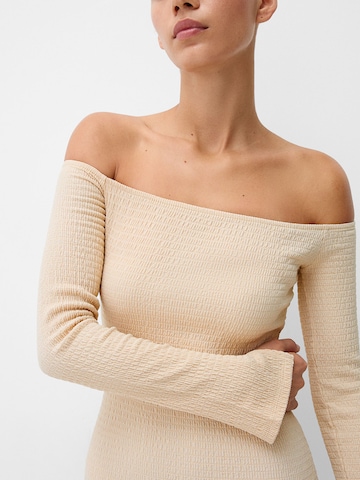 Bershka Dress in Beige