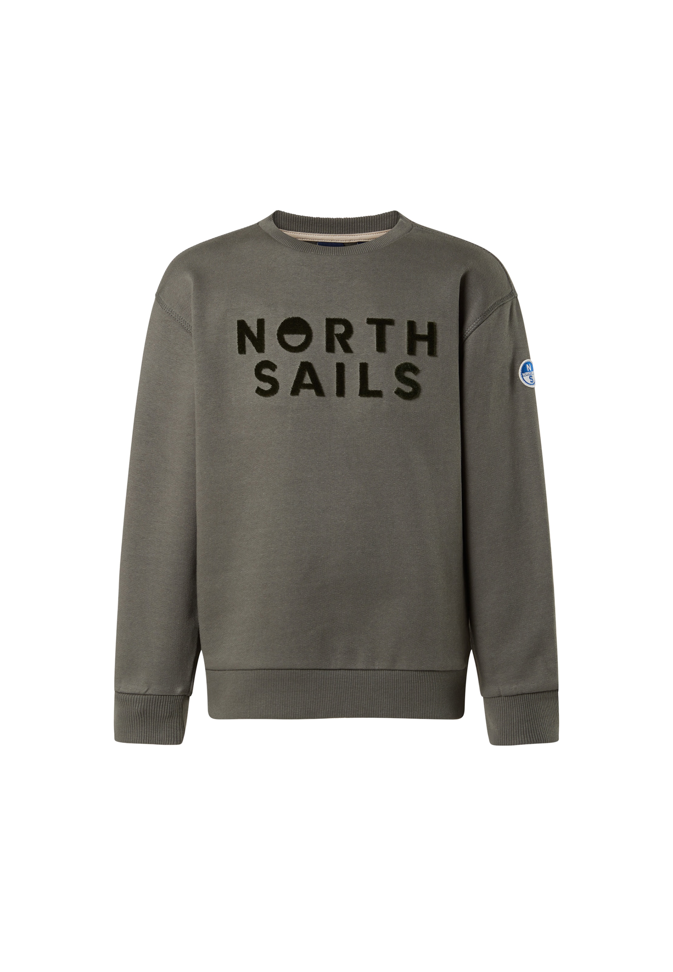 North Sails Sweatshirt in Grijs: voorkant