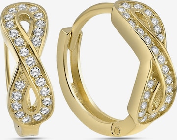 Boucles d'oreilles Dkeniz en or : devant