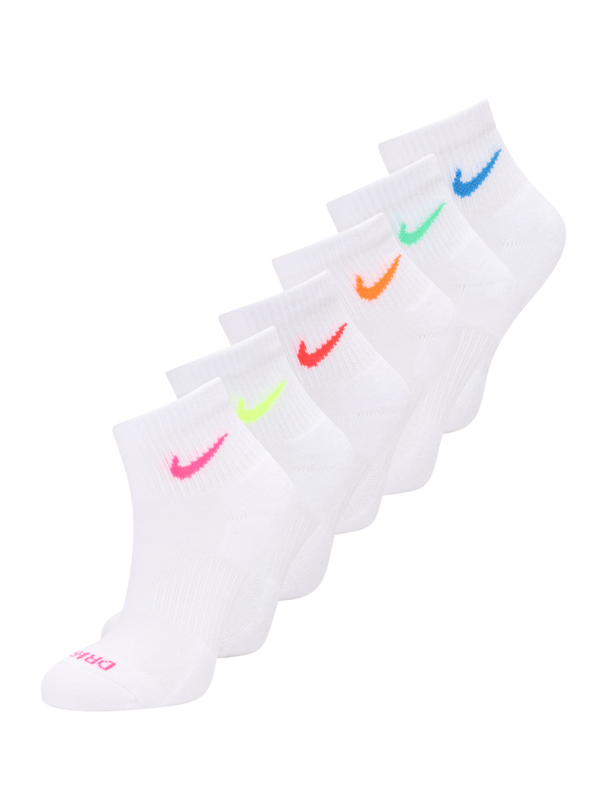 balta NIKE Sportinės kojinės 'Everyday Plus': priekis