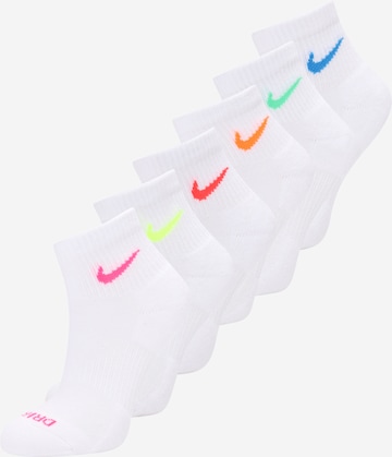NIKE Sportssokker 'Everyday Plus' i hvid: forside
