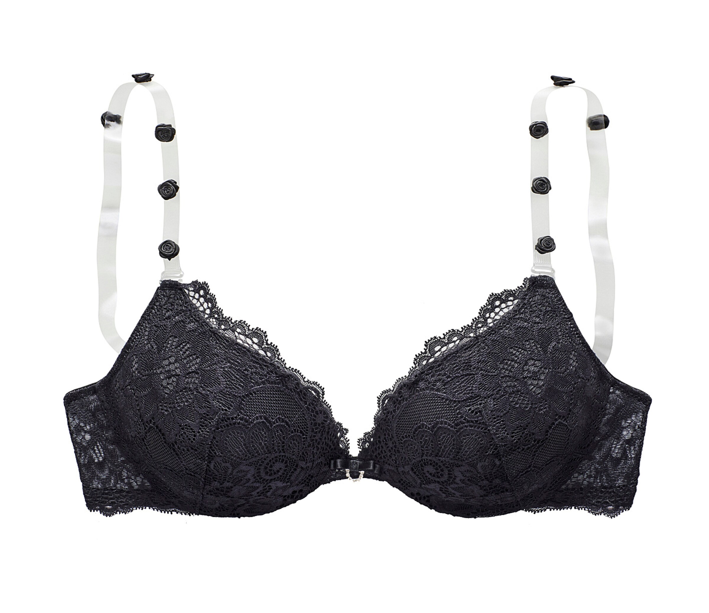 Push-up Soutien-gorge VIVANCE en noir : devant