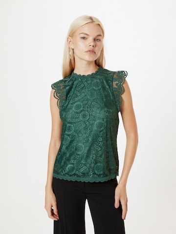PIECES Blouse 'Olline' in Green: front