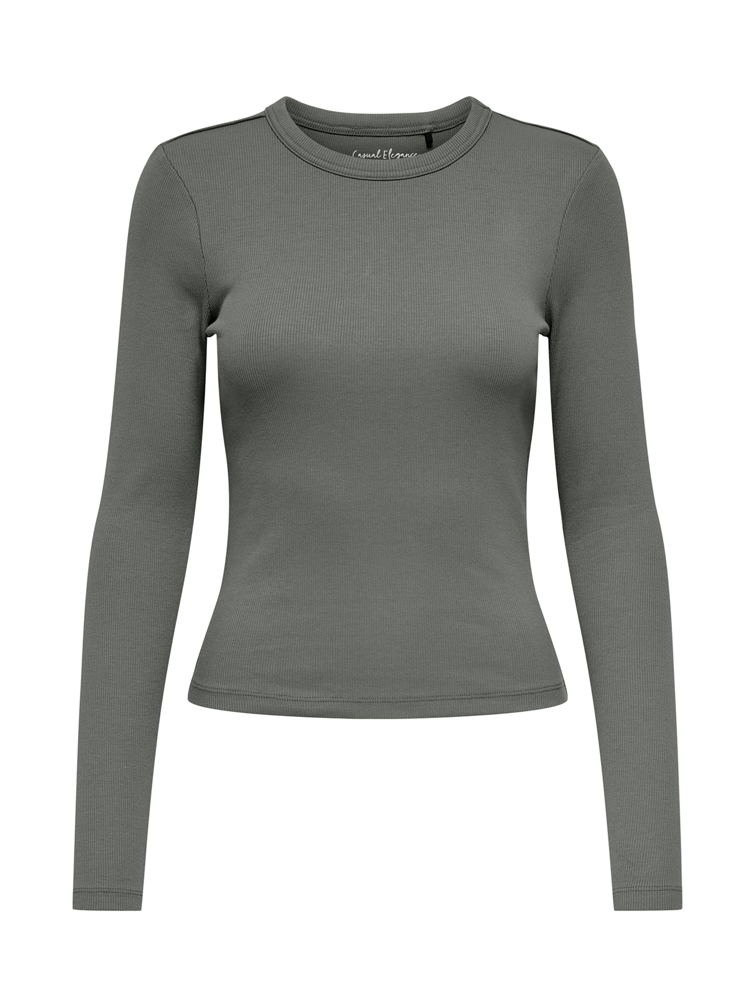 ONLY T-shirt 'ONLVAL' i grå: framsida