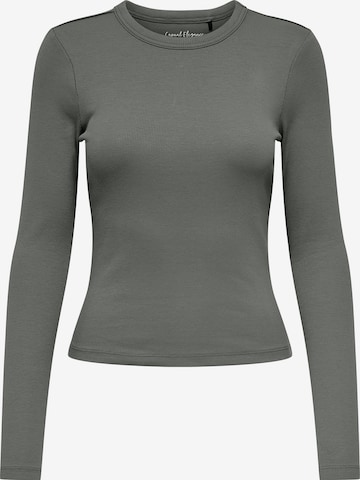 ONLY T-shirt 'ONLVAL' i grå: framsida