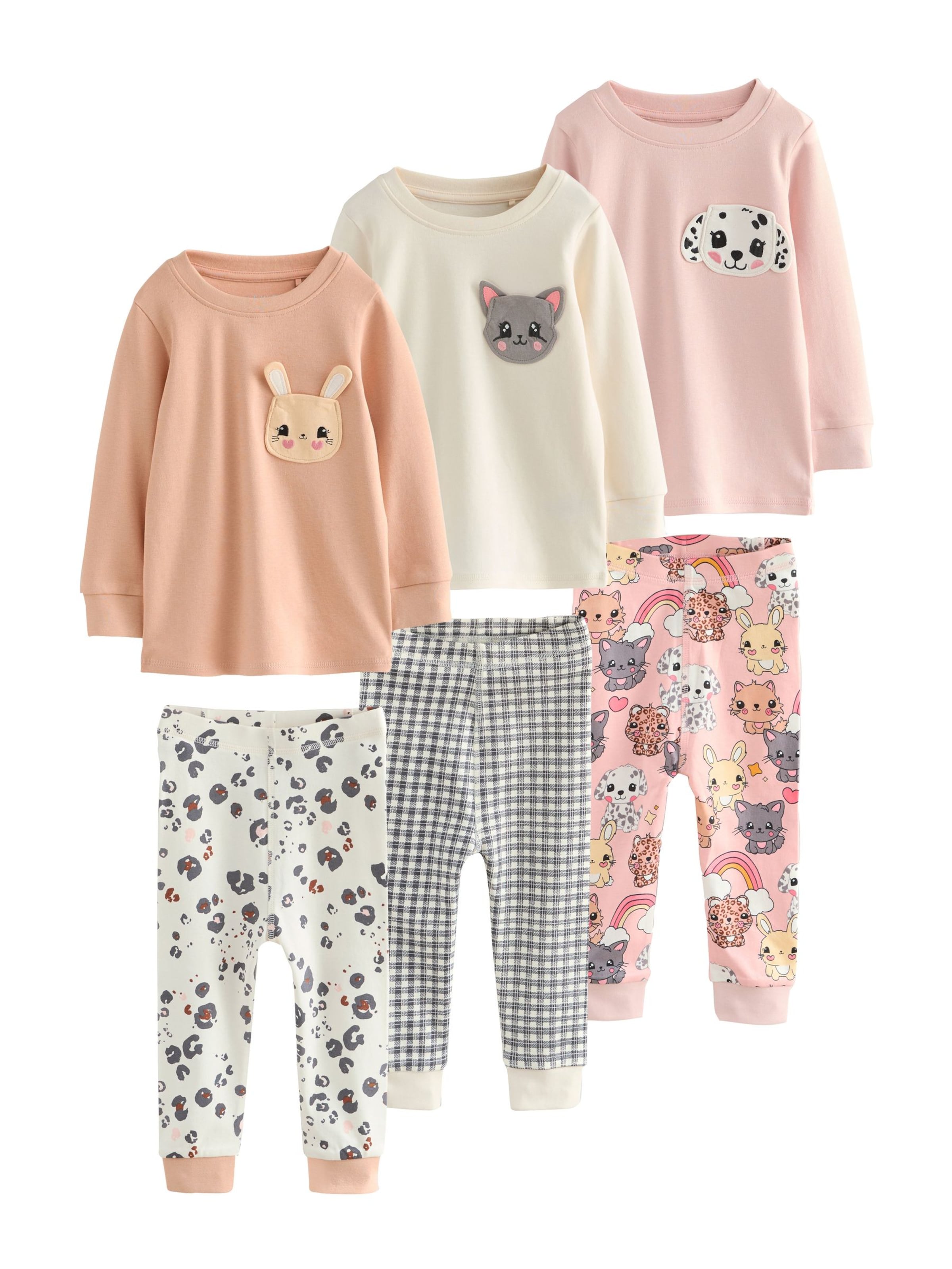 Next Комплект пижама в бежово: отпред