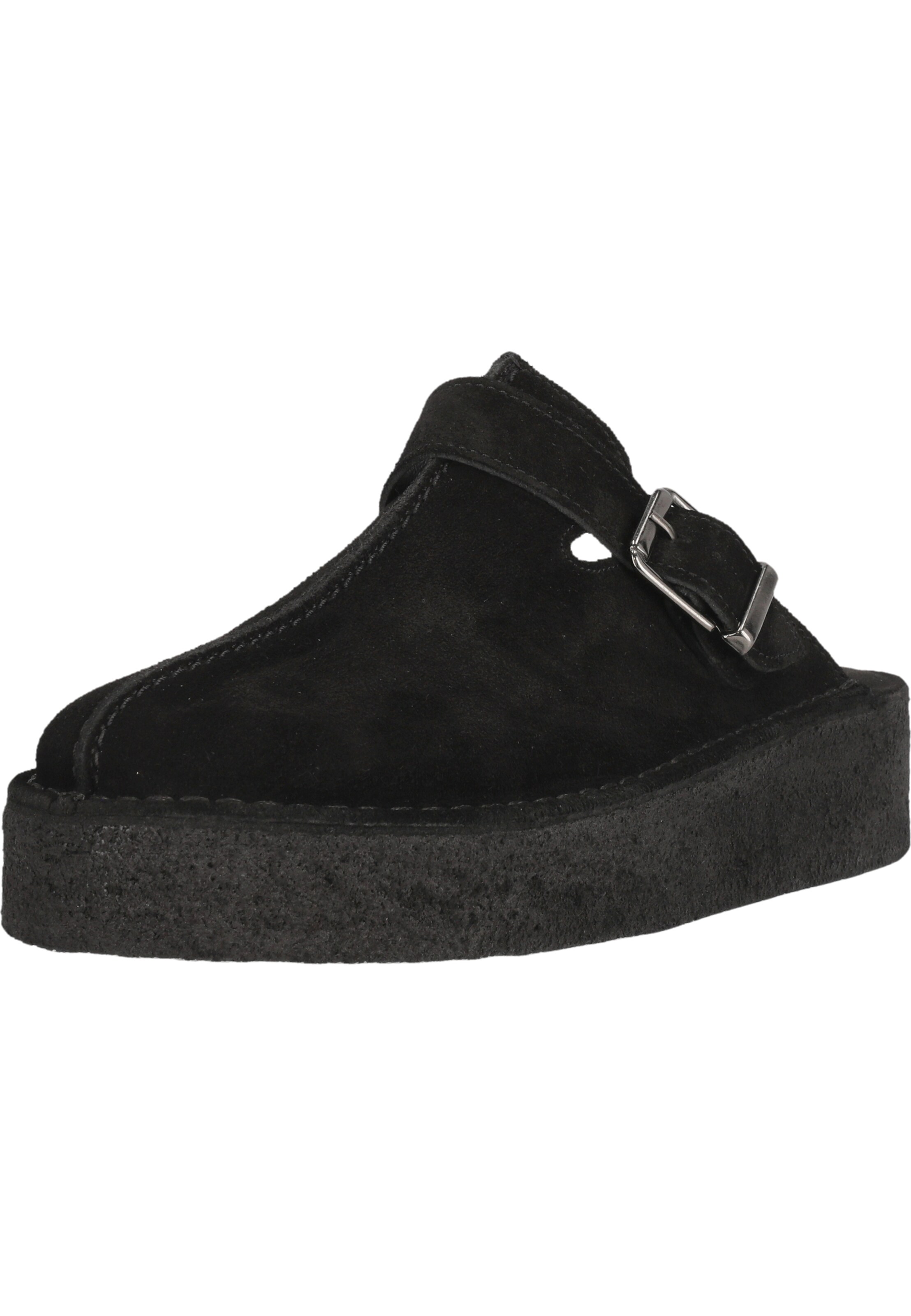 CLARKS Slipper 'TrekWedge' in Black: front