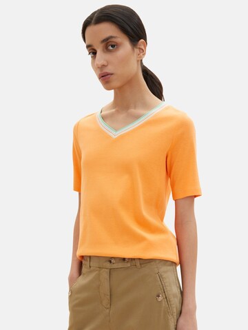 TOM TAILOR T-Shirt in Orange