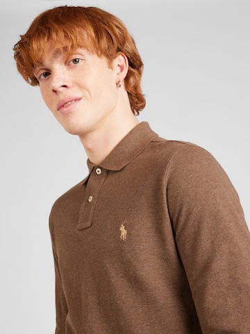 Coupe slim T-Shirt Polo Ralph Lauren en marron