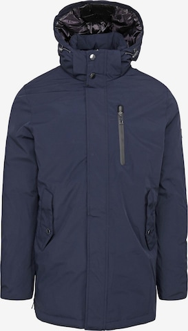 Suitable Winterjas 'Baz' in Blauw: voorkant