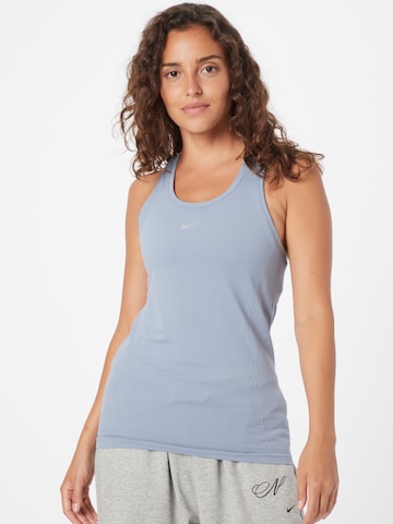 NIKE Sports Top in Blue: front