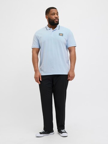 mėlyna Jack & Jones Plus Marškinėliai 'JJHudson'