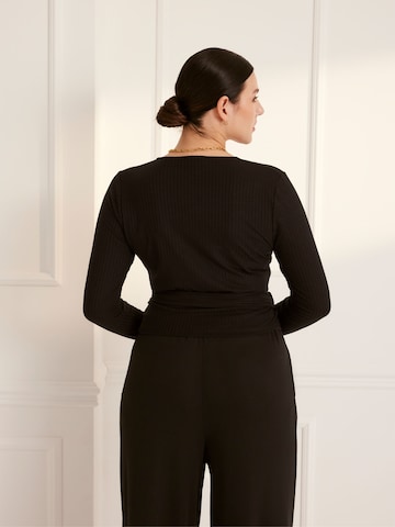 Guido Maria Kretschmer Curvy Shirt in Zwart