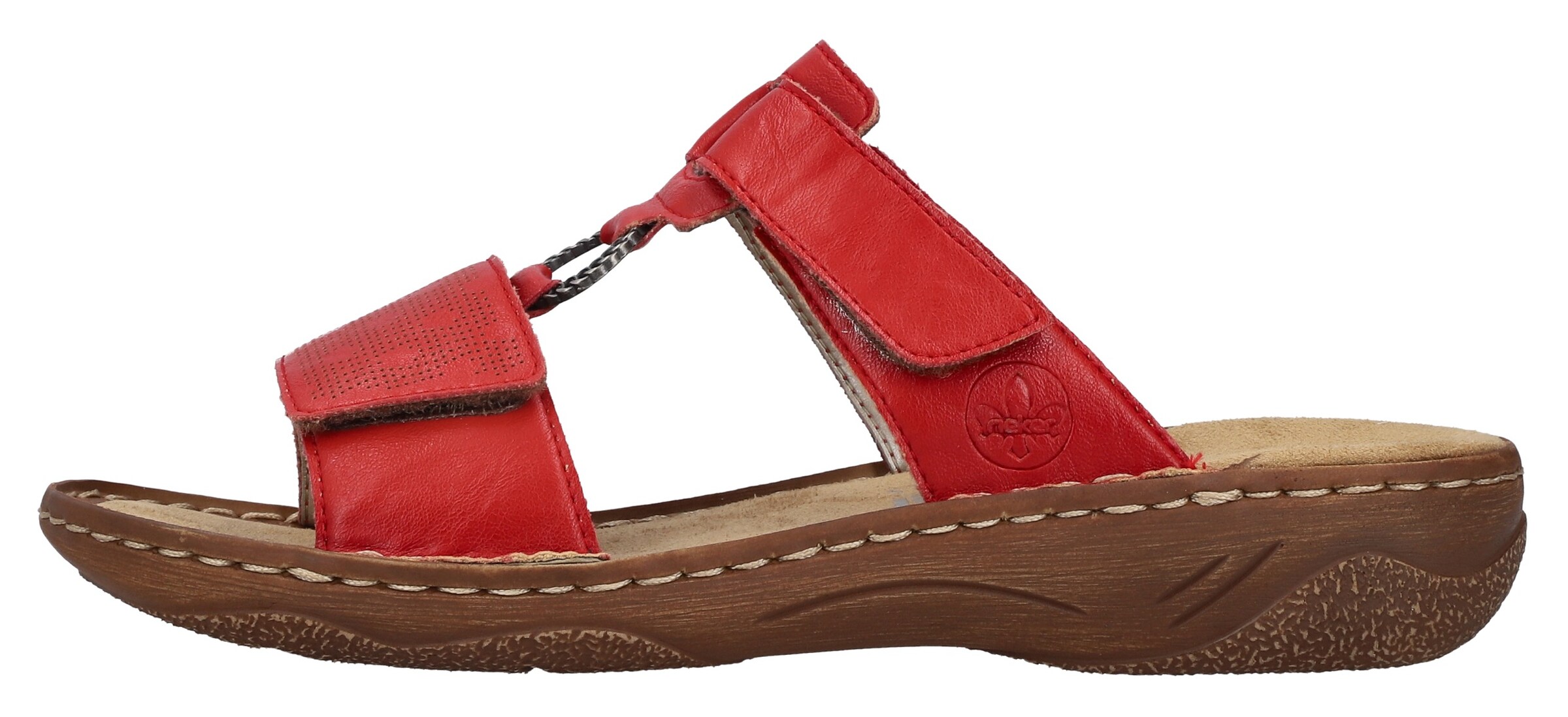 Rieker Mules in Red