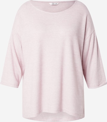 Z-One Футболка 'Mi44ra' в Ярко-розовый: спереди